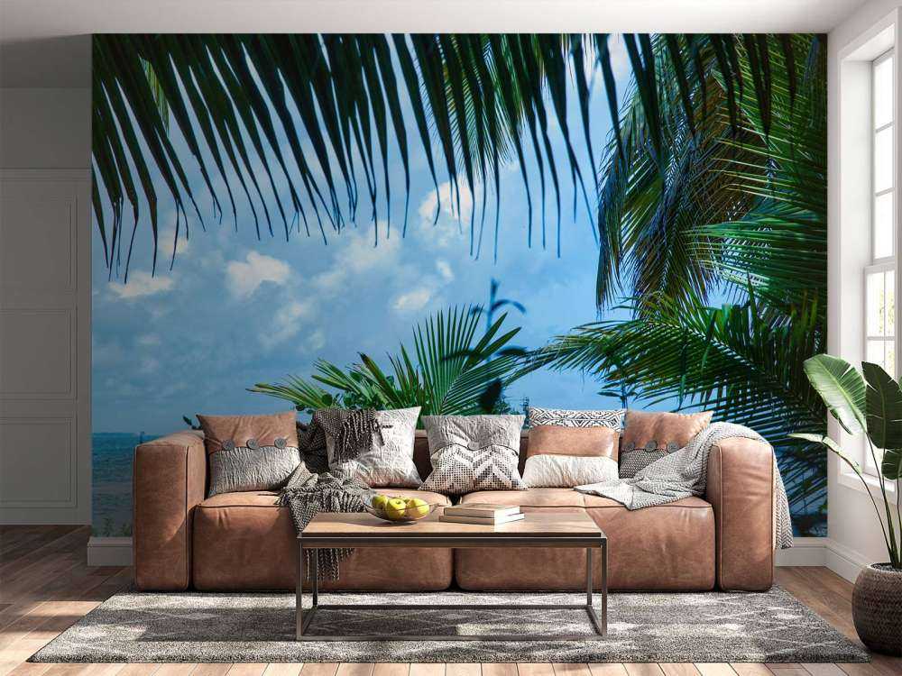 Zee vanuit de jungle