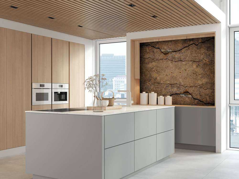 Gebroken bruin cement