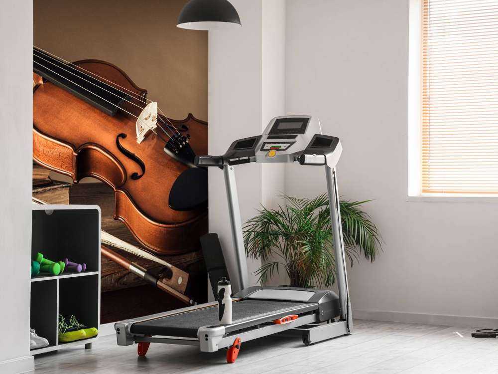 Viool met oude boeken