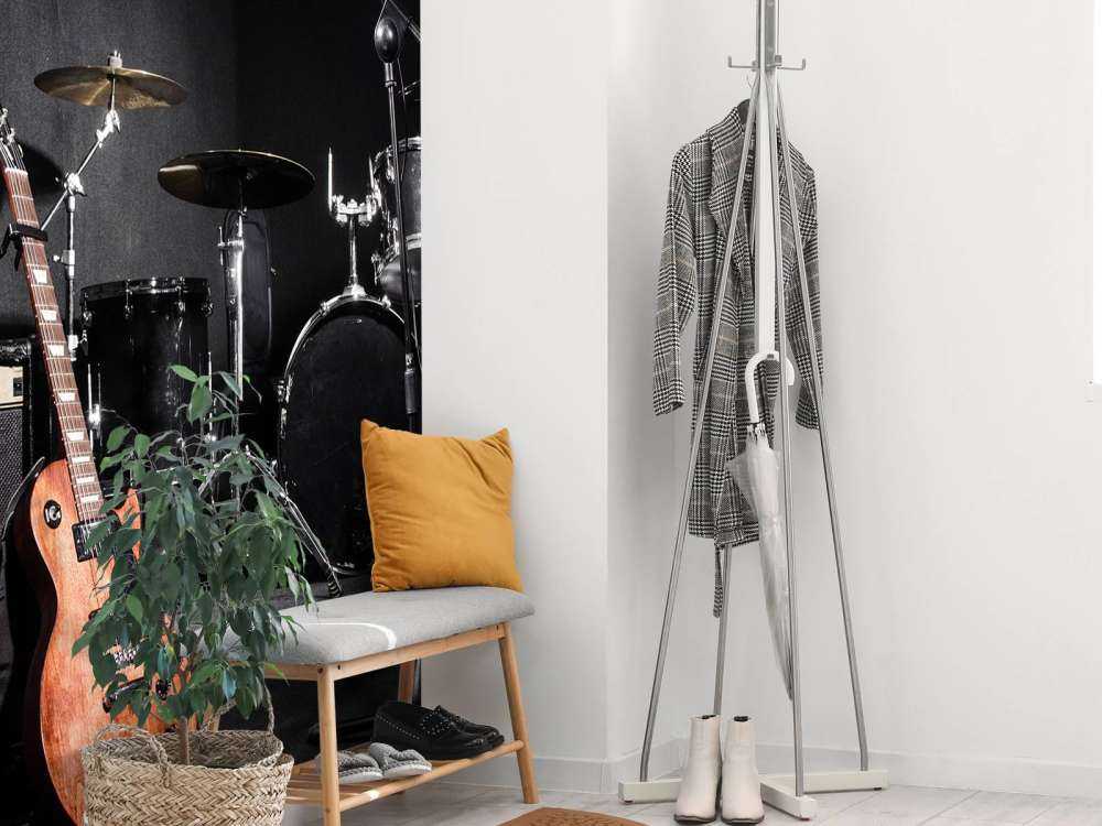 Muziekinstrumenten van een band