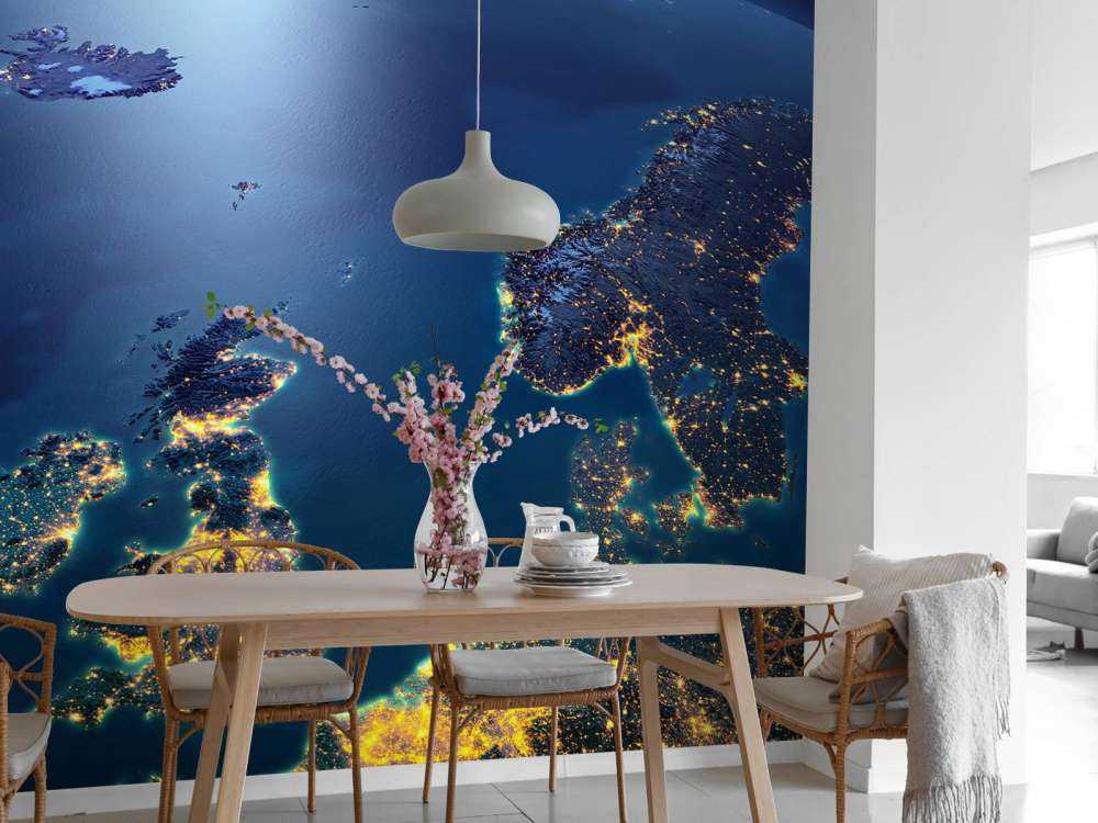 De wereld in de nacht