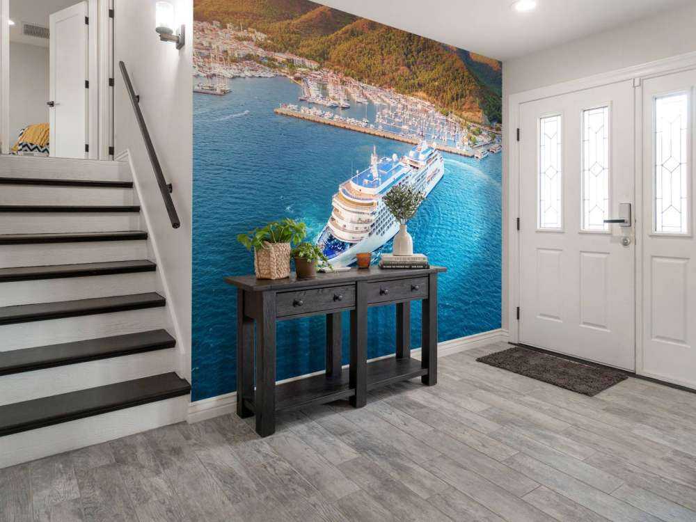 Cruiseschip in de haven