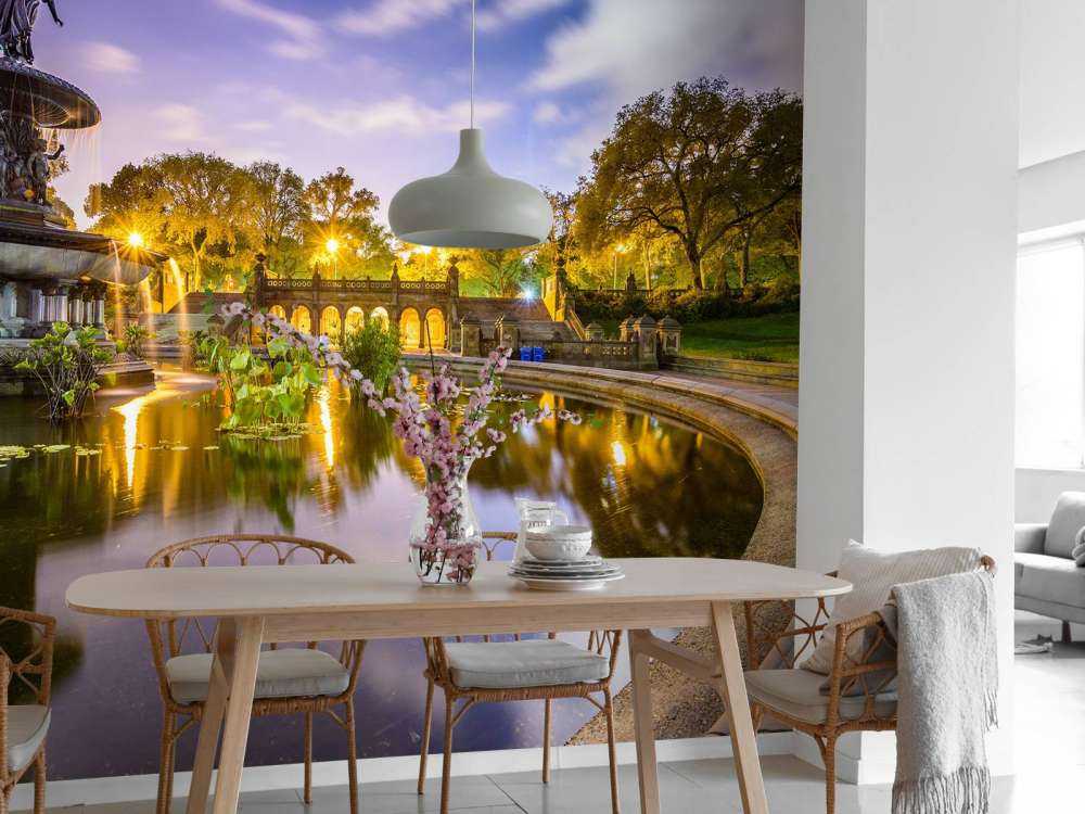 Bethesda Terrace en Fountain in Central Park