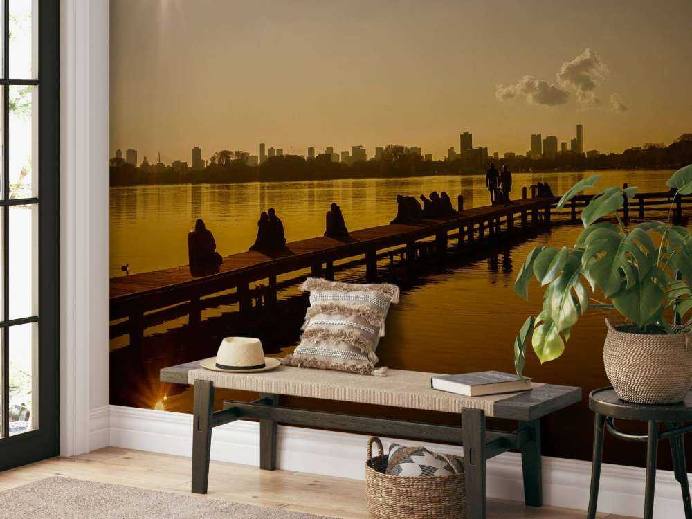 Relaxen aan de Kralingse Plas in Rotterdam  