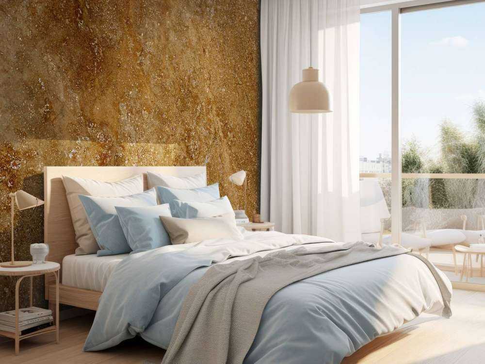 Marmer met goud tint