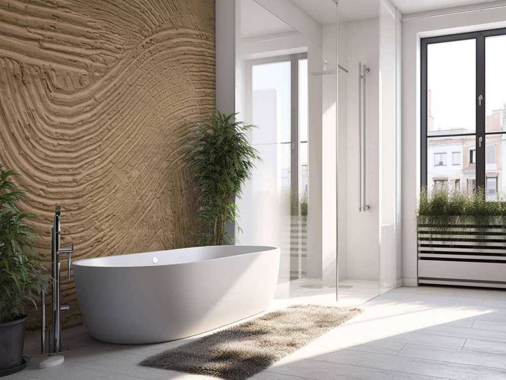 Lijnen met structuur in goud bruin