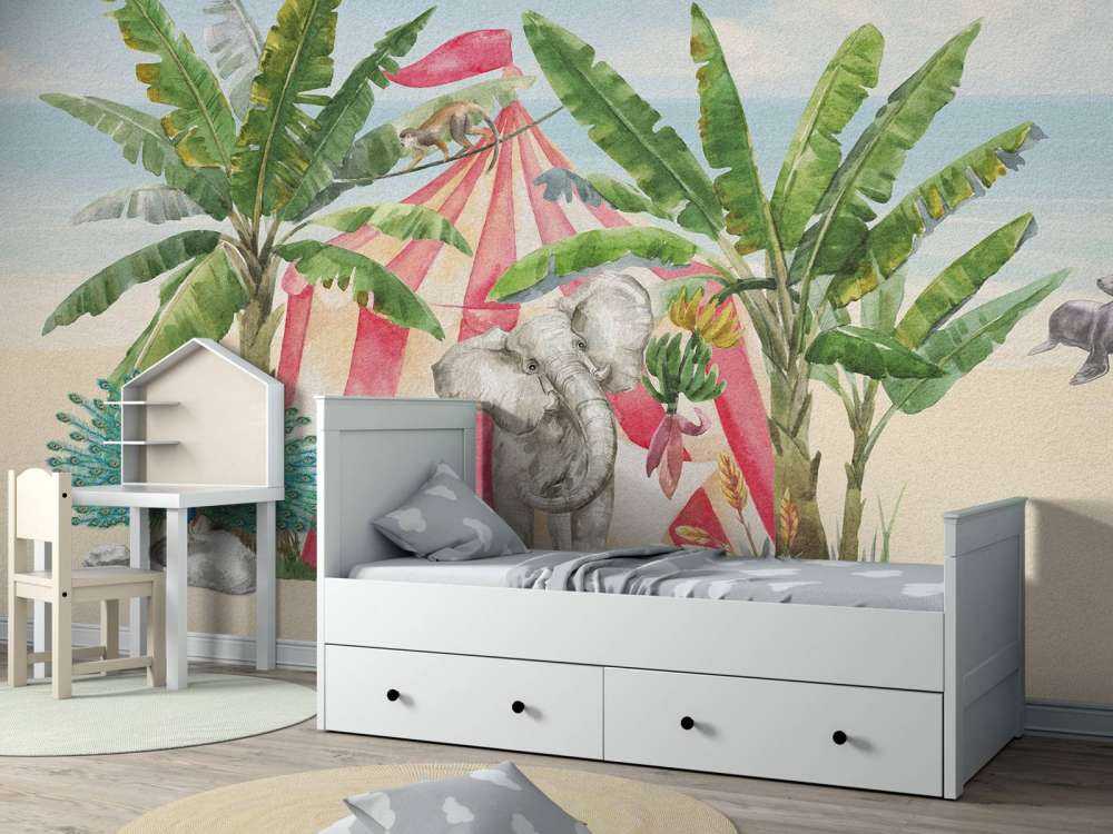 Circus op het strand