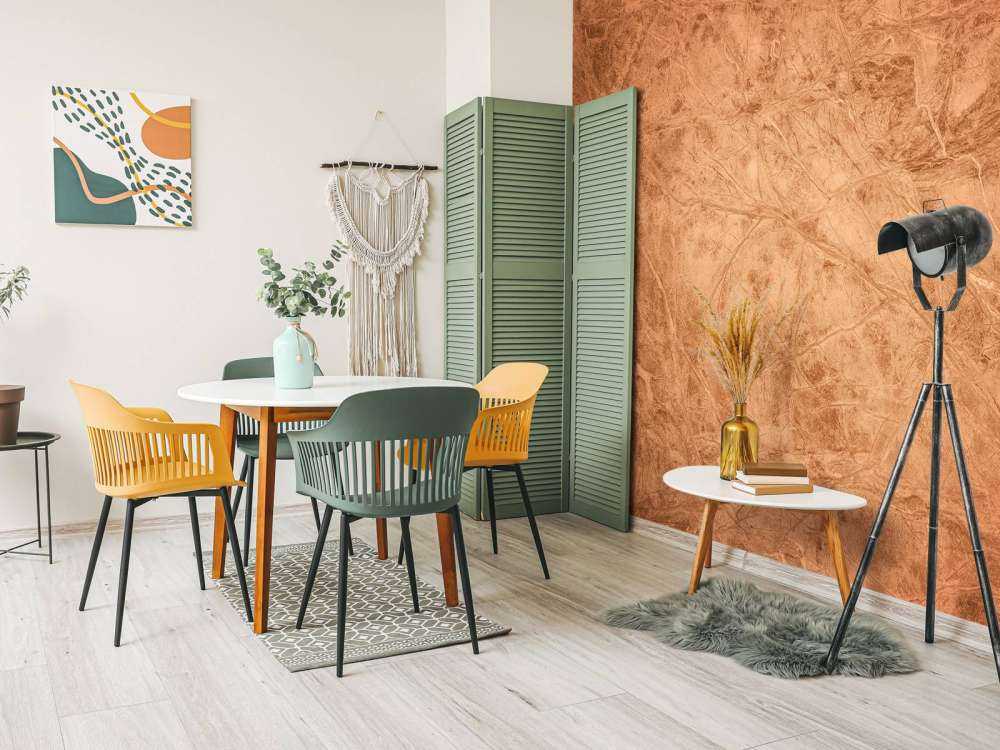 Terracotta met lijnen