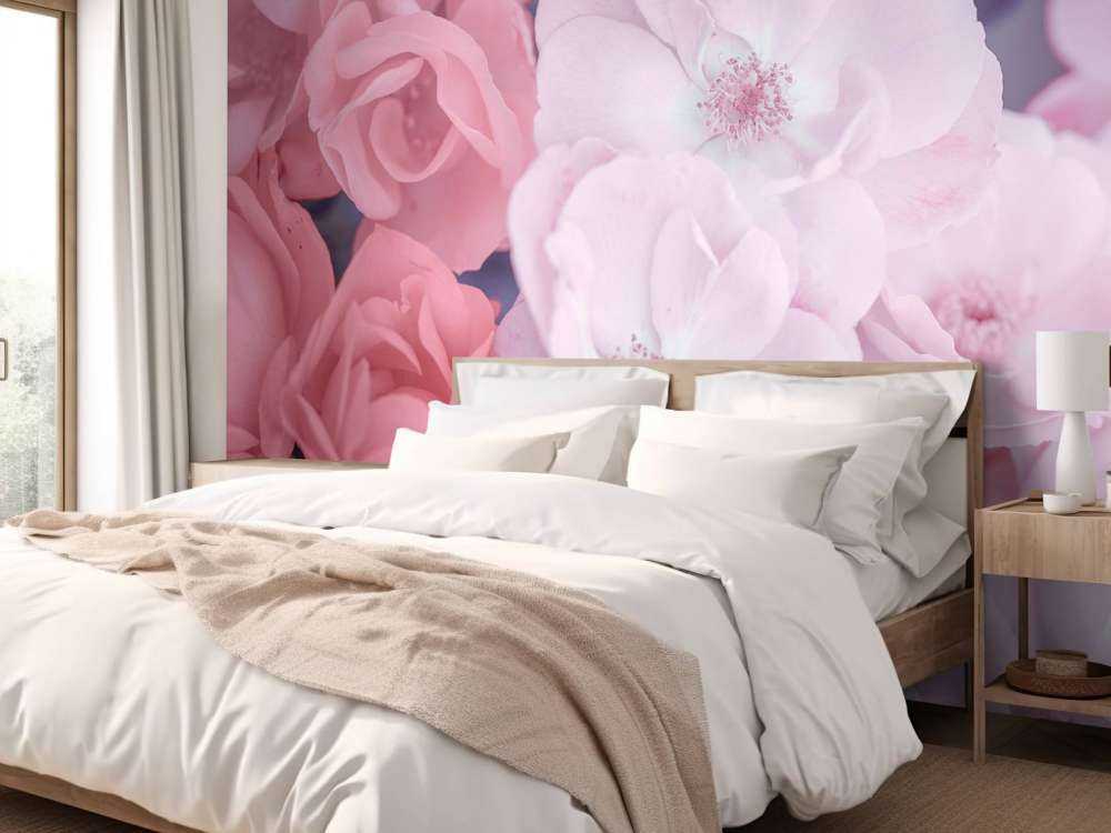 Roze klerurijke bloemen