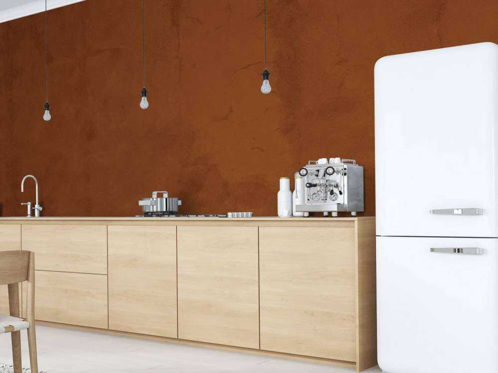 Roodbruin beton