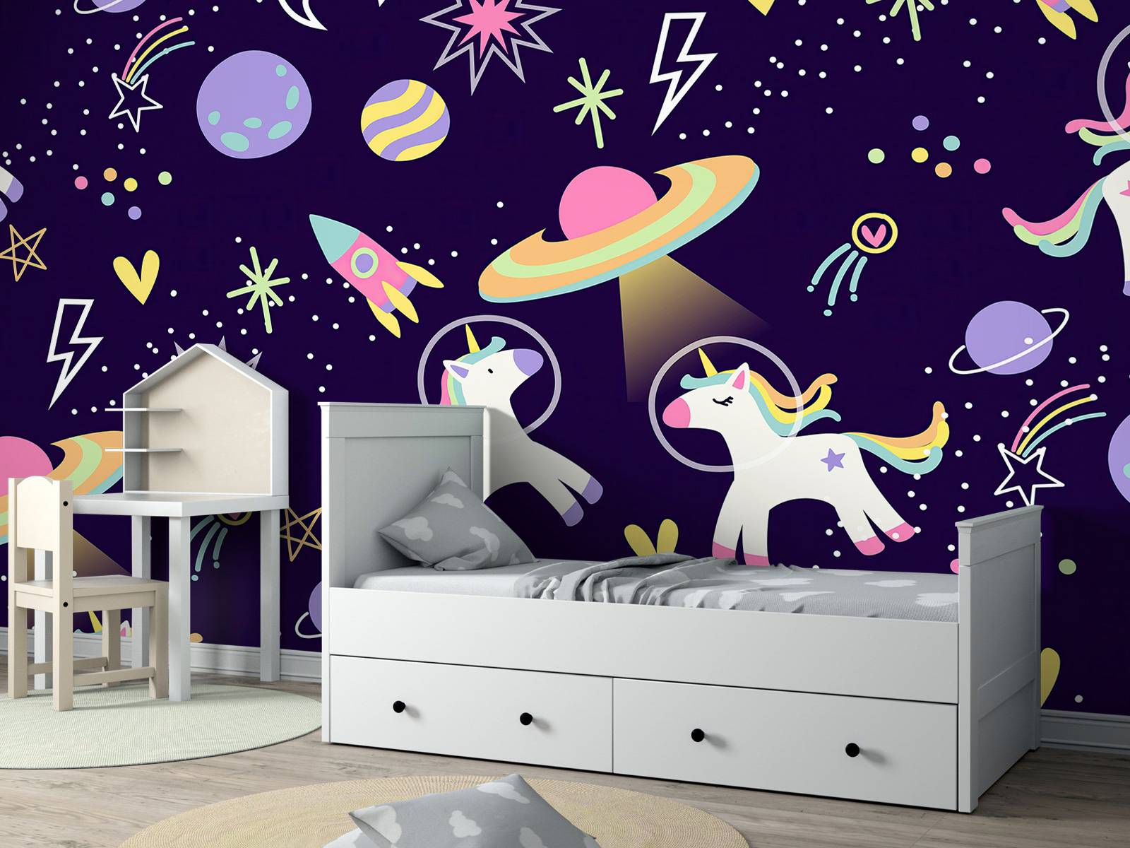Unicorns en planeten
