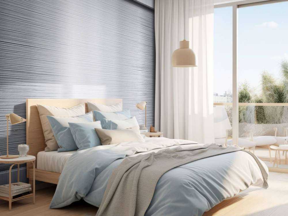 Geborstelde aluminium metalen plaat