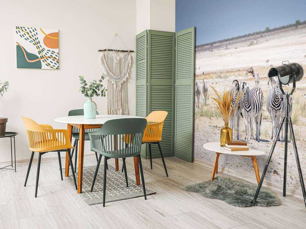 Landschap met zebra's