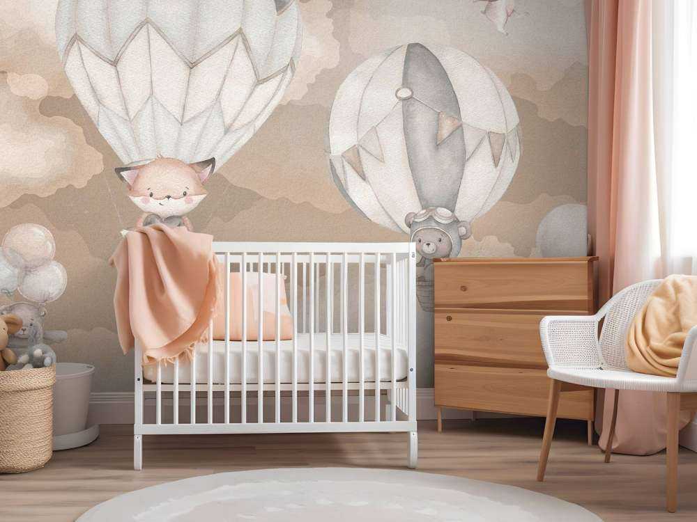 Vliegende dieren taupe