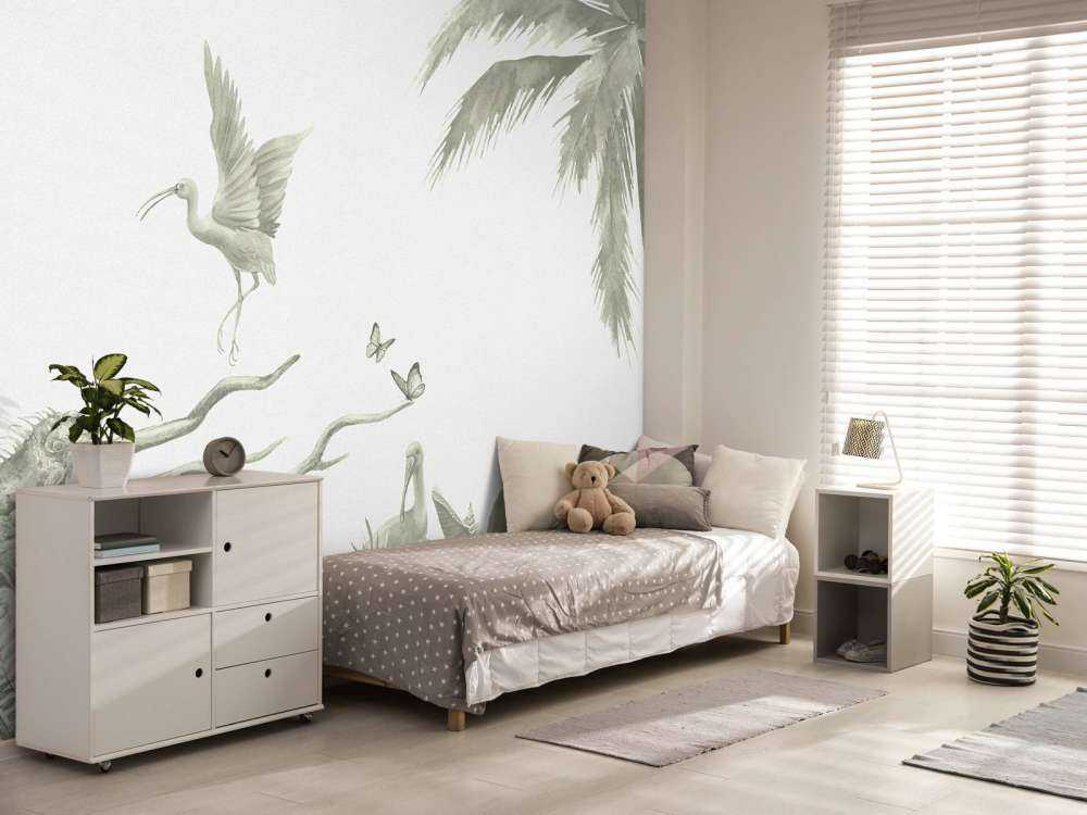 Tak met jungle dieren in groen