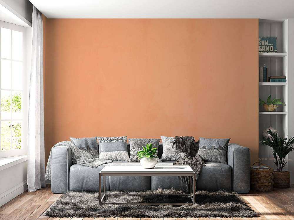 Licht oranje beton