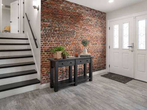 Gerestaureerde buitenmuur