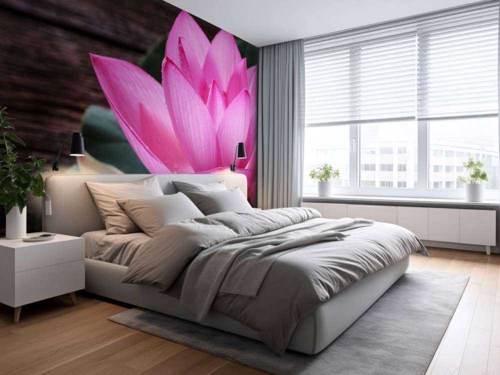 Close-up roze lotus