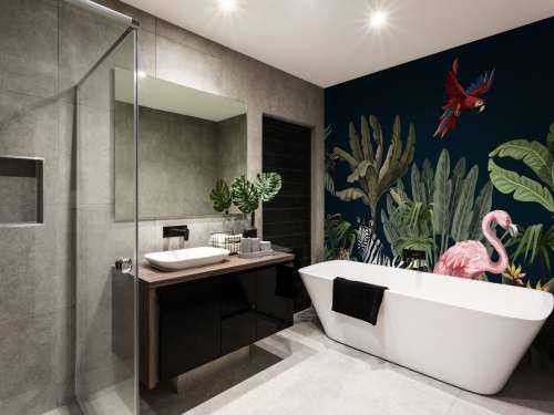 Gekleurde jungle dieren