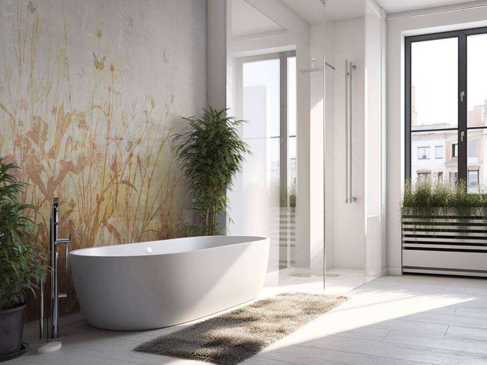 Zomerse weide met vlinders