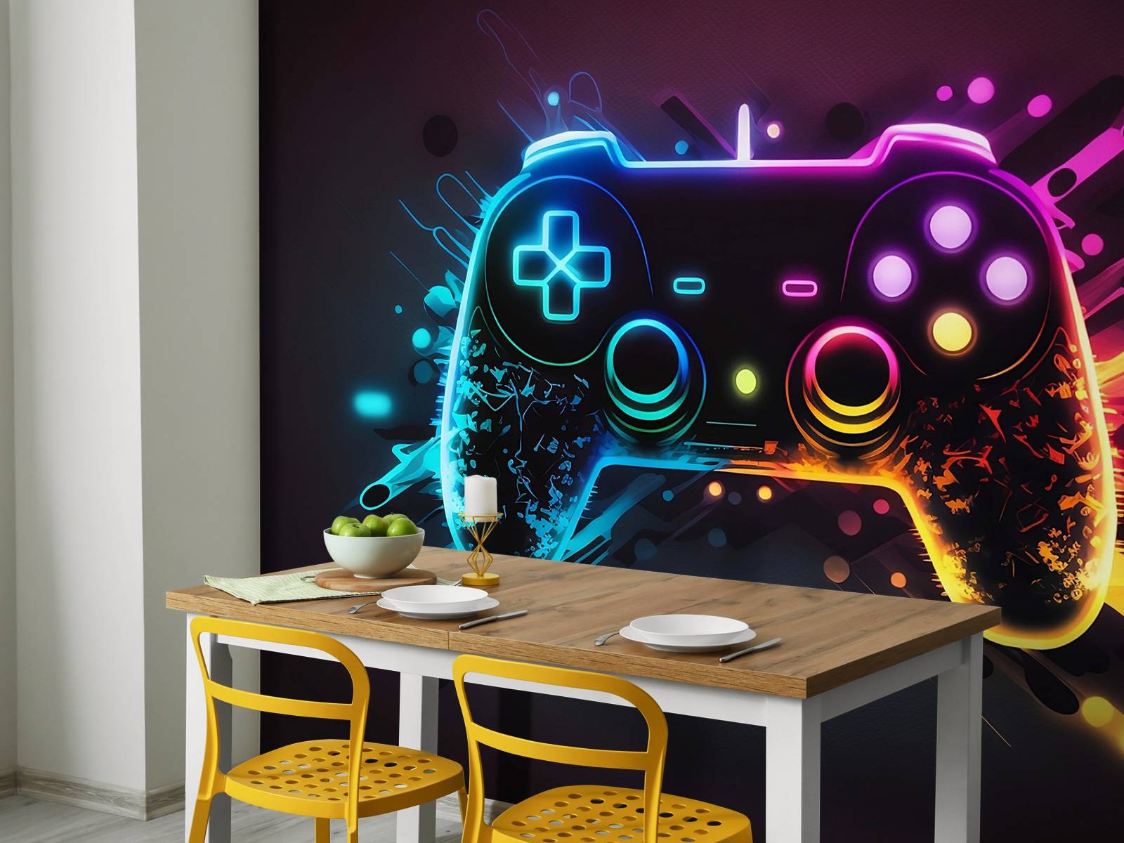 Neon Gaming Explosion