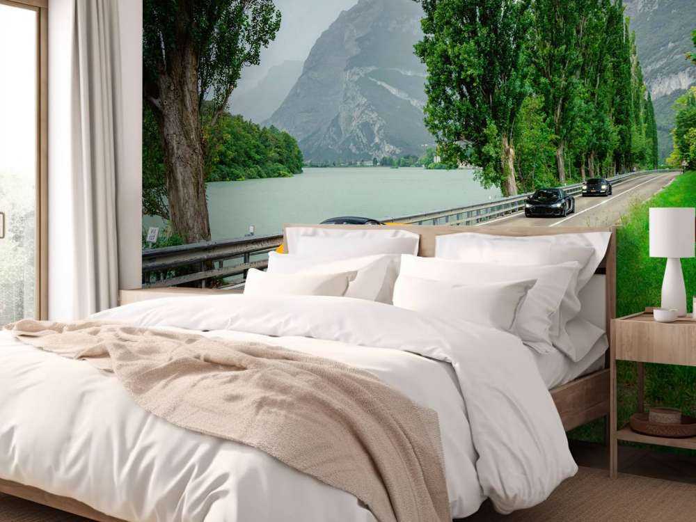 Alpenrit langs het meer