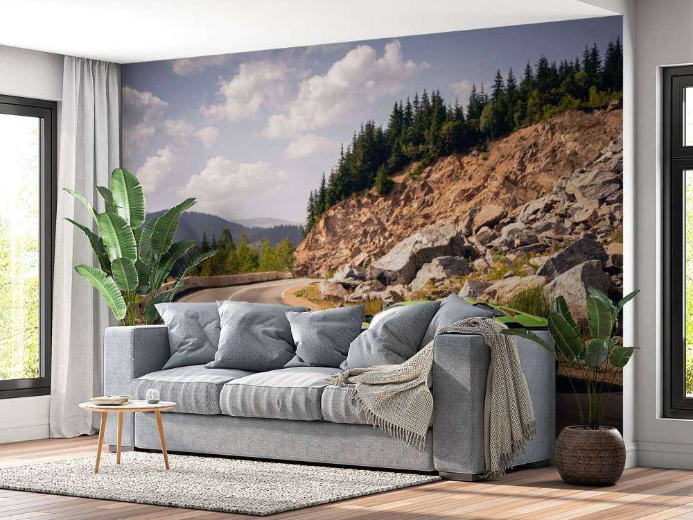 Lamborghini Revuelto in de Bergen