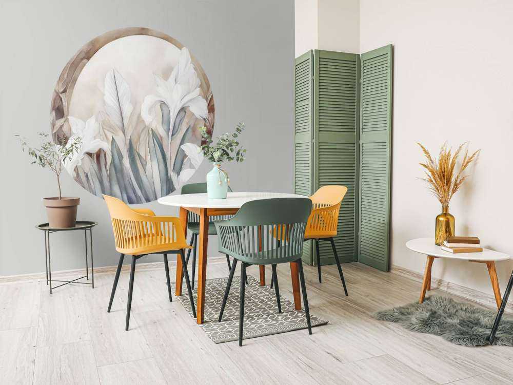 Irises at Sunrise Grey