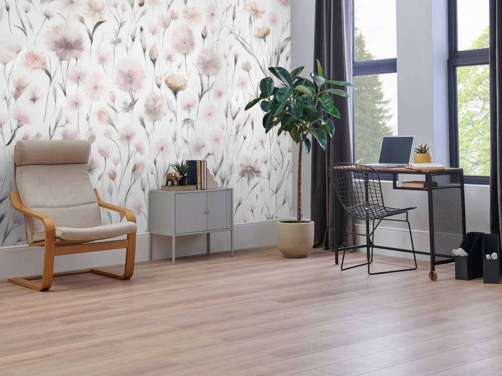 Cornflowers and field grasses Pink