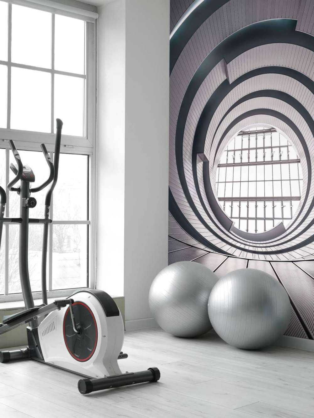 Concentric harmony in beige