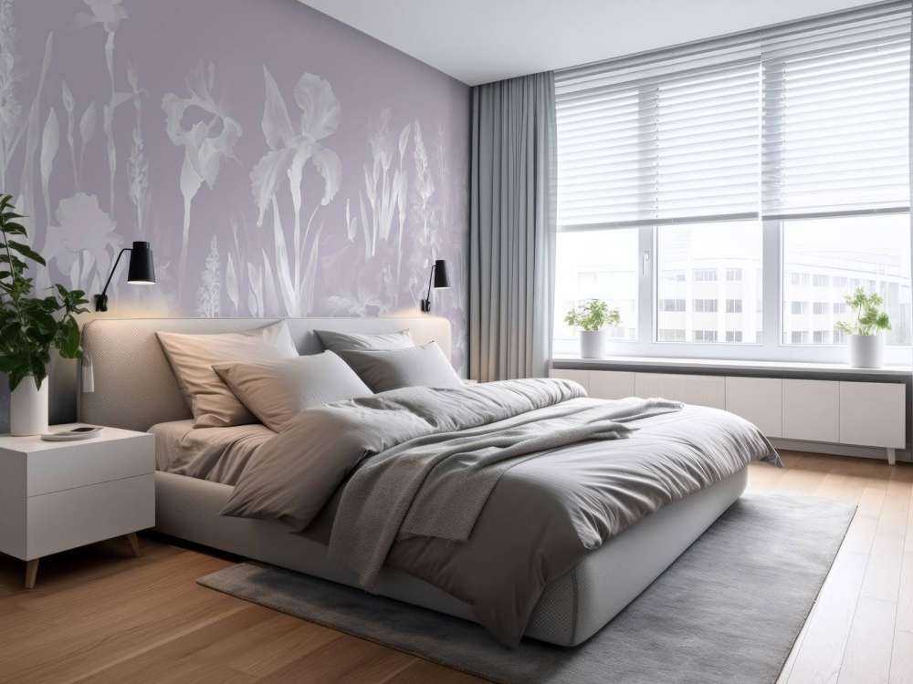 Happy Spring Dusky Purple