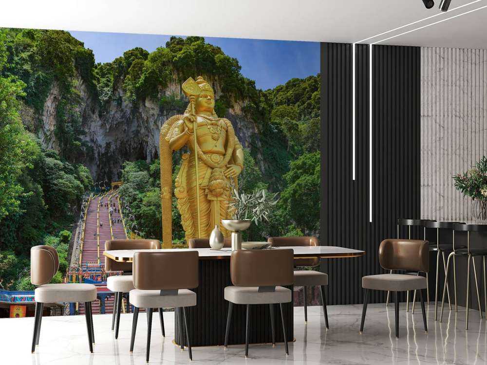 Het Sri Murugan standbeeld in Maleisië