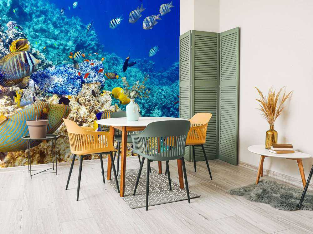 Exotische vissen in de oceaan