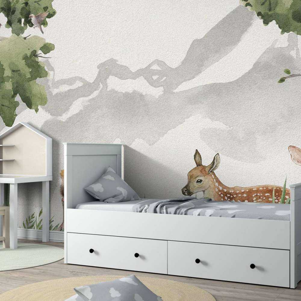 Twee hertjes in het bos