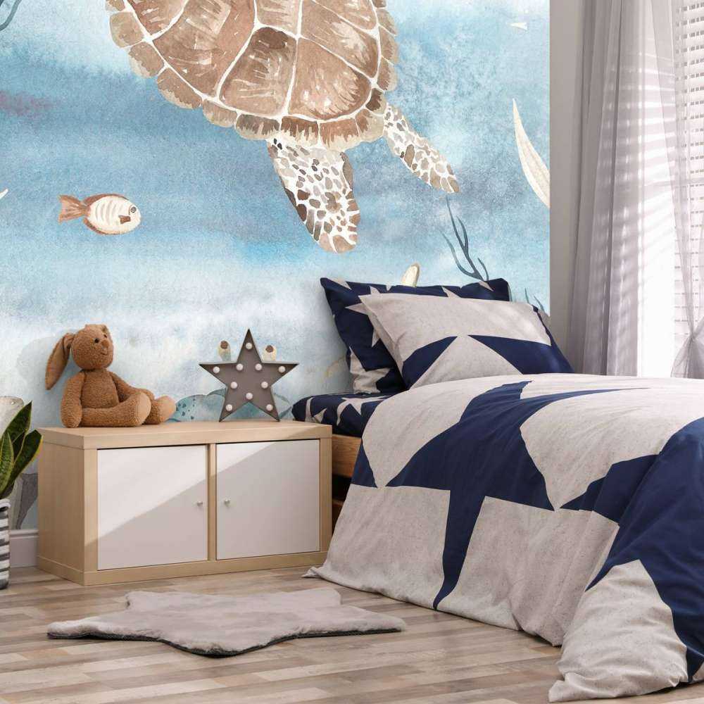 Waterverf zeeschildpad