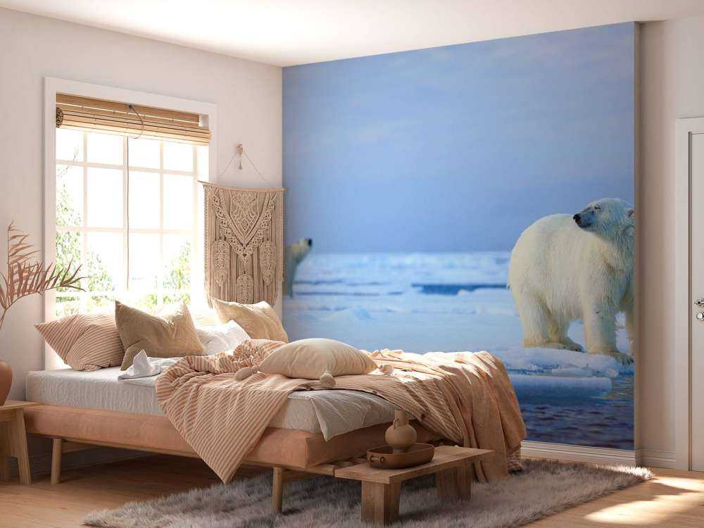 IJsberen op drijfijs