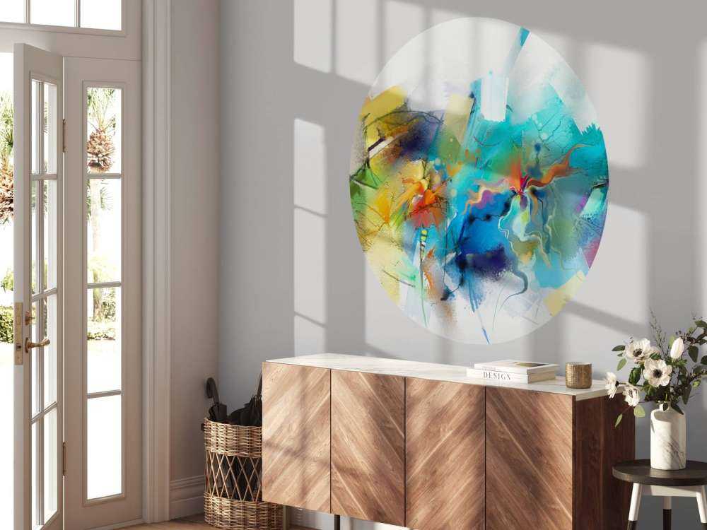 Kleurrijk olieverfschilderij