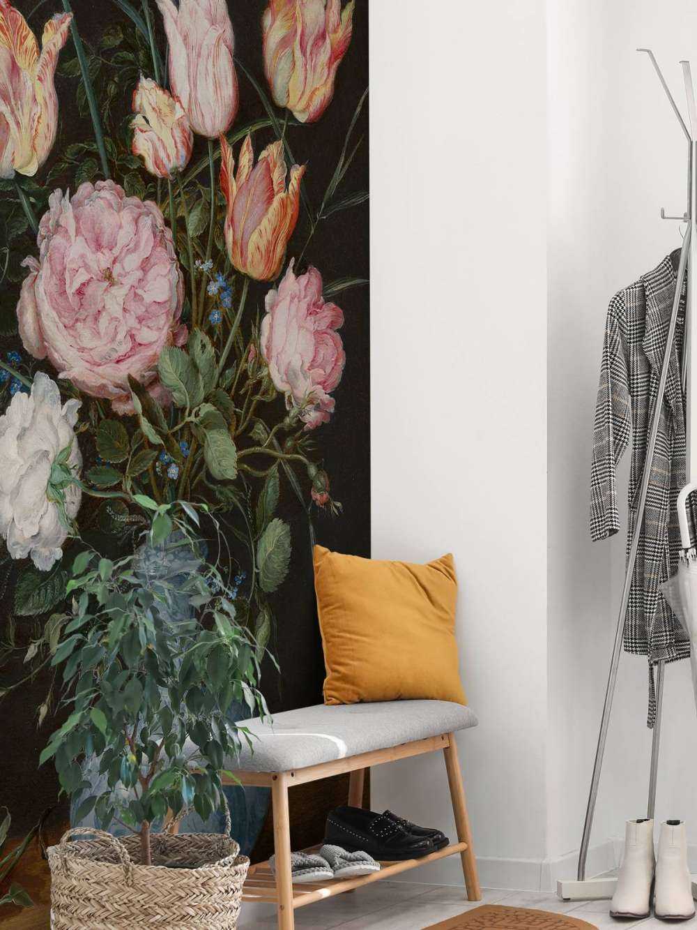 Wan-Li-vaas met bloemen