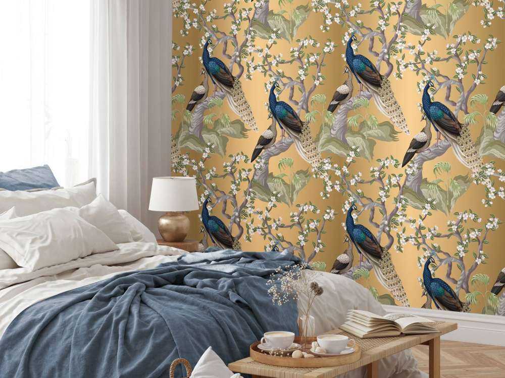 Pauwengefluister in Oase