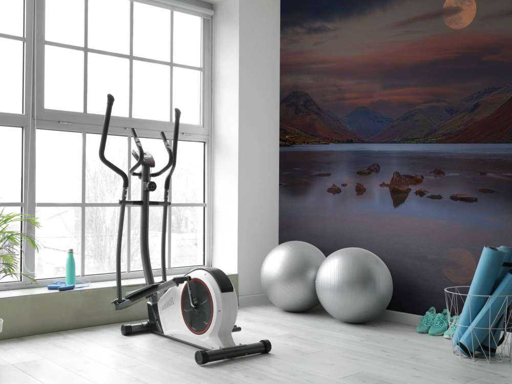 Moon above Wastwater, Lake District, Cumbria