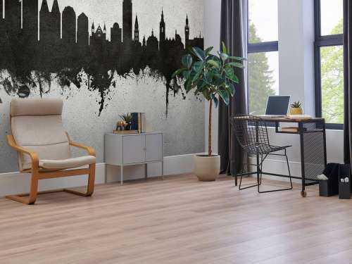 Waterverf skyline, Den Haag