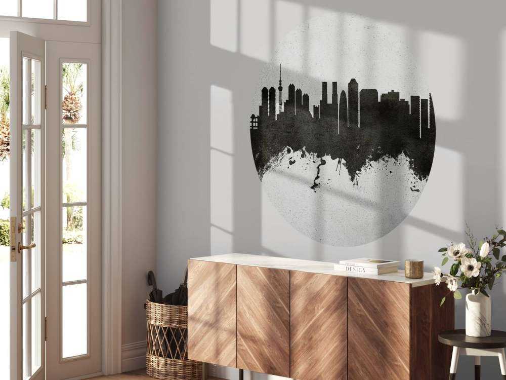 Waterverf skyline, Tokyo