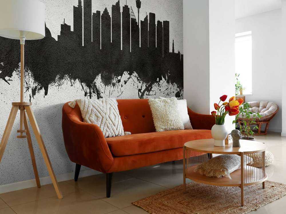 Waterverf skyline, Sydney