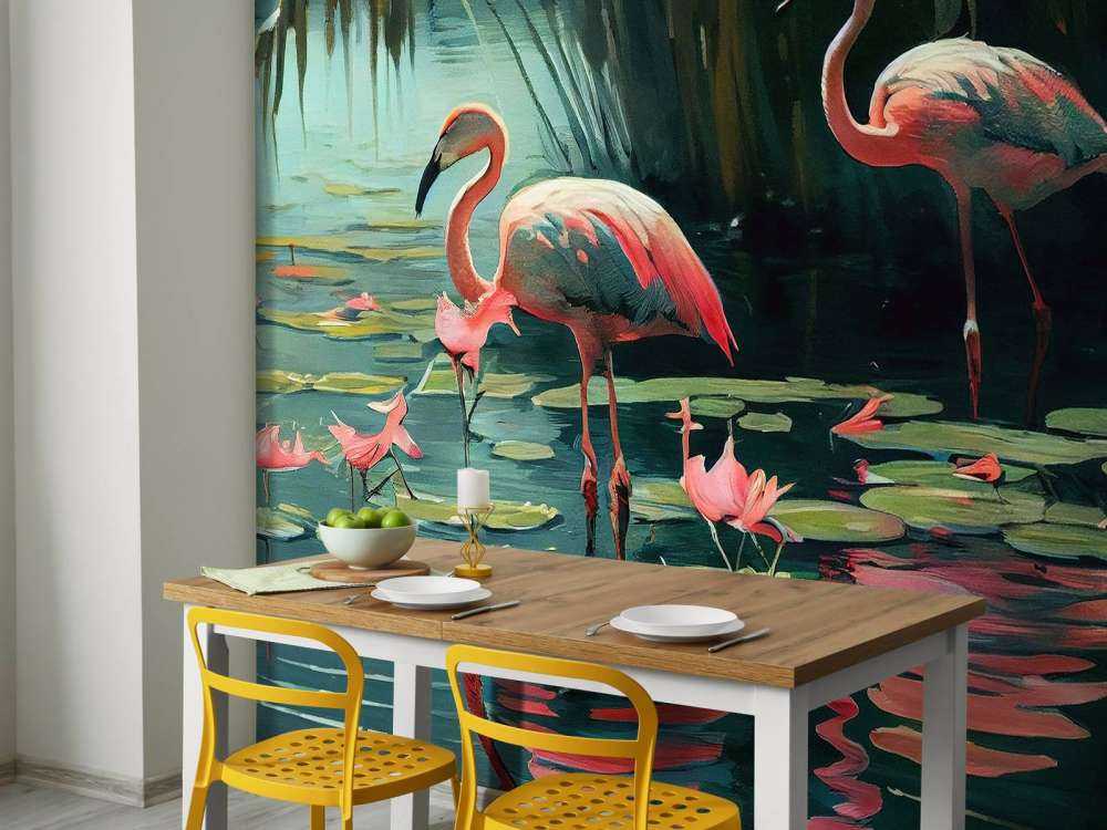 Waterlelie Flamingo Oase