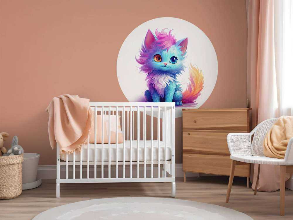 Regenboog baby kat