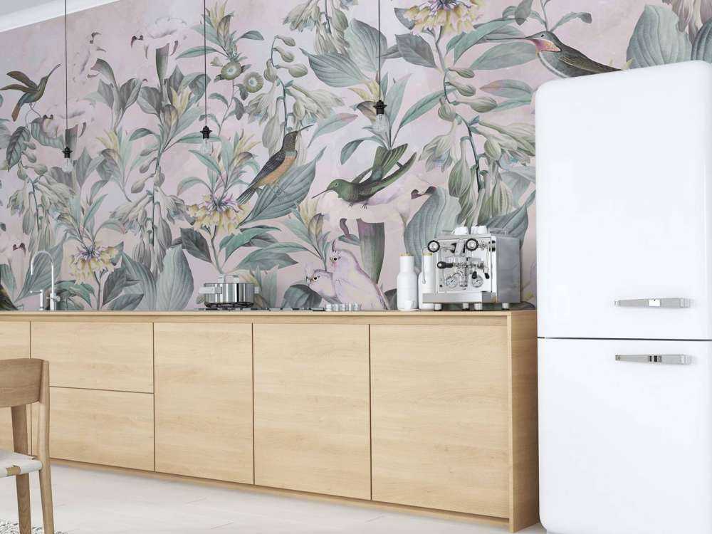 Ethereal Birdsong Blossom - Muted Elegance