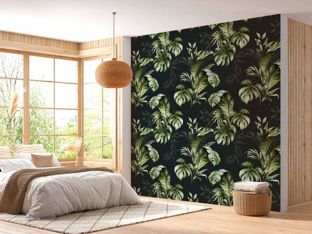 Groene bladeren patroon