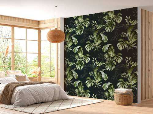 Groene bladeren patroon
