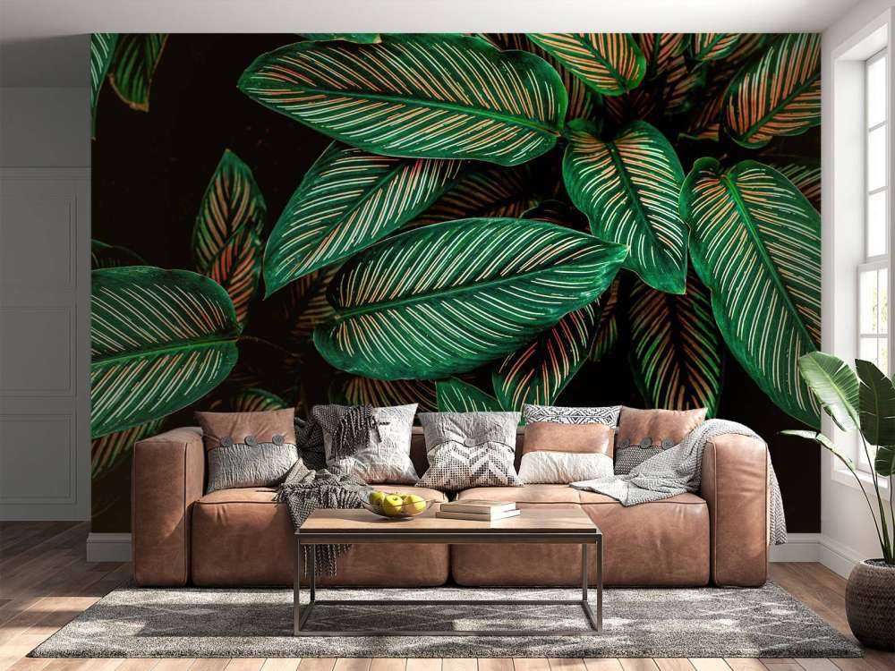 Abstracte groene bladeren