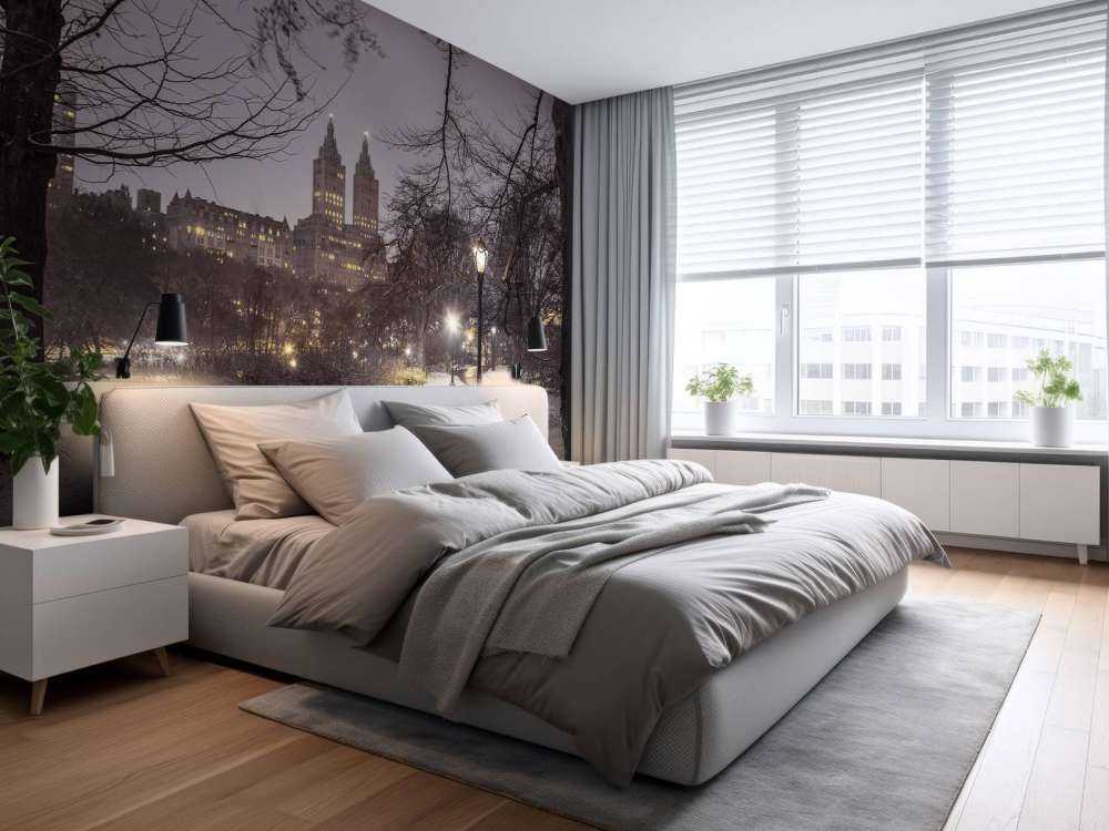 Besneeuwd Central park